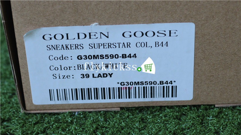 Golden Goose Sneaker Superstar Black White